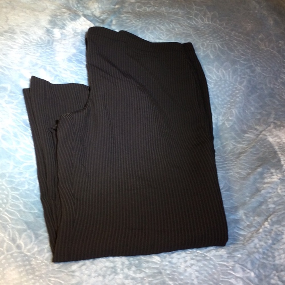 Women’s Black with Pin Strip Slacks